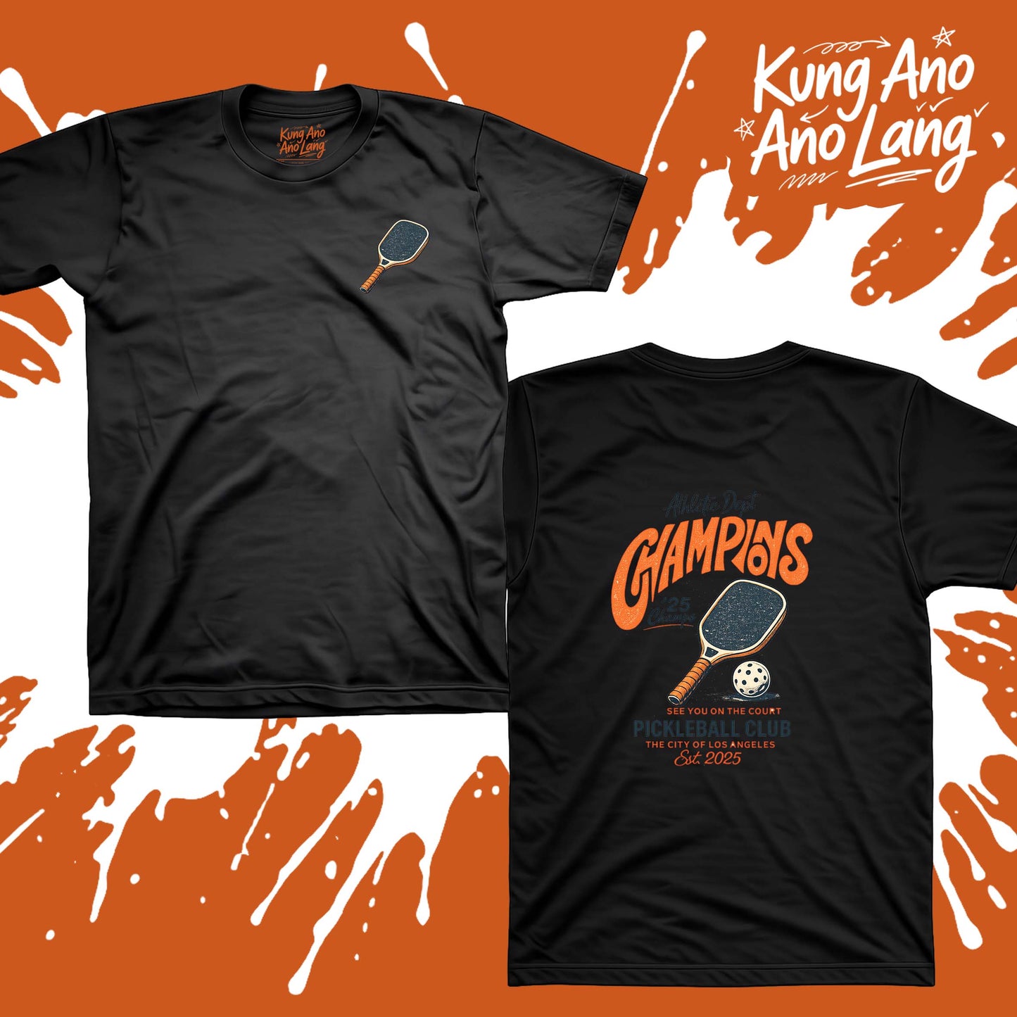Athletic Dept. Champions | Pickleball Graphic Shirt | DSPB26