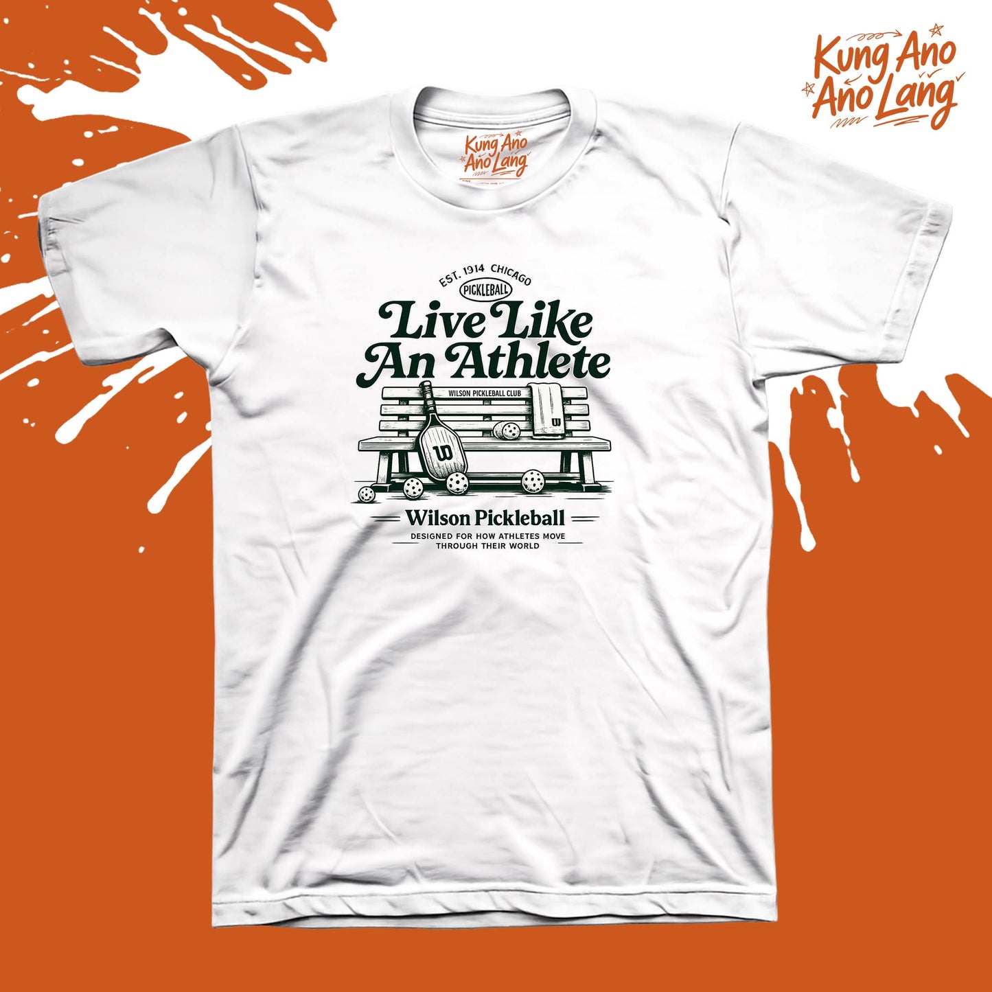 Live like an Athlete | Pickleball Graphic Polo Shirt | DSPB29