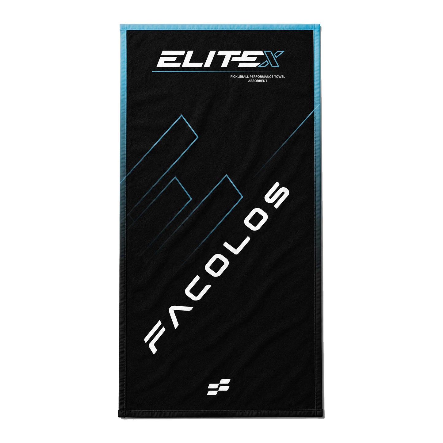 Facolos EliteX Teal Stream | Pickleball Graphic Towel | PT22