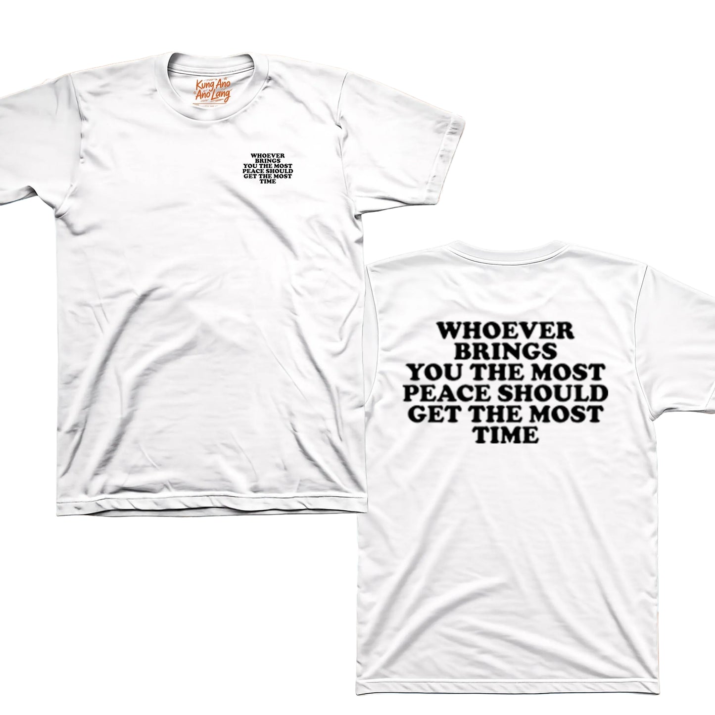 Whoever Brings the Most Peace | Statement Graphic Shirt | SBS1