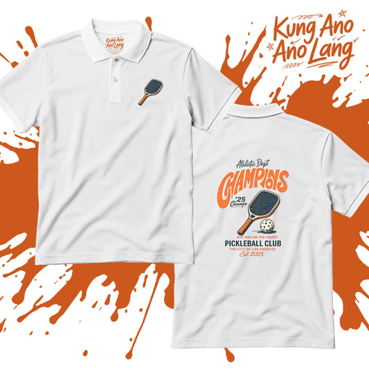 Athletic Dept. Champions | Pickleball Graphic Polo Shirt | DSPB26