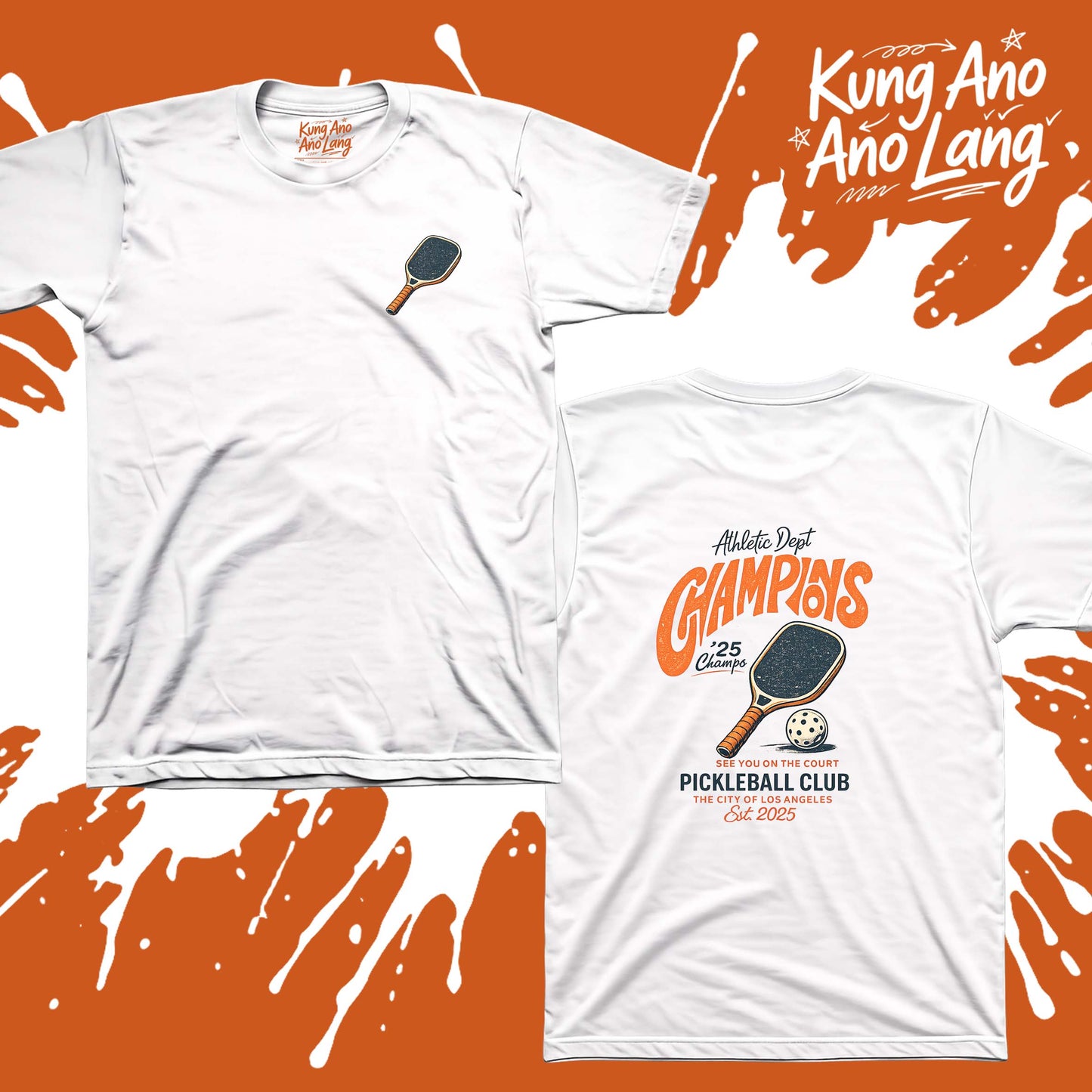 Athletic Dept. Champions | Pickleball Graphic Shirt | DSPB26