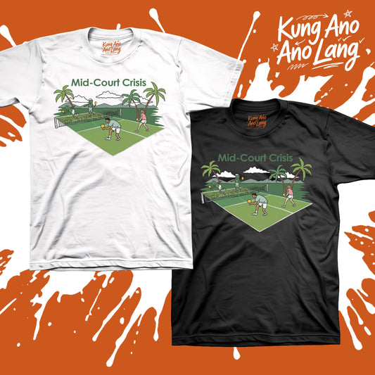 Mid-Court Crisis | Pickleball Graphic Shirt | DSPB12