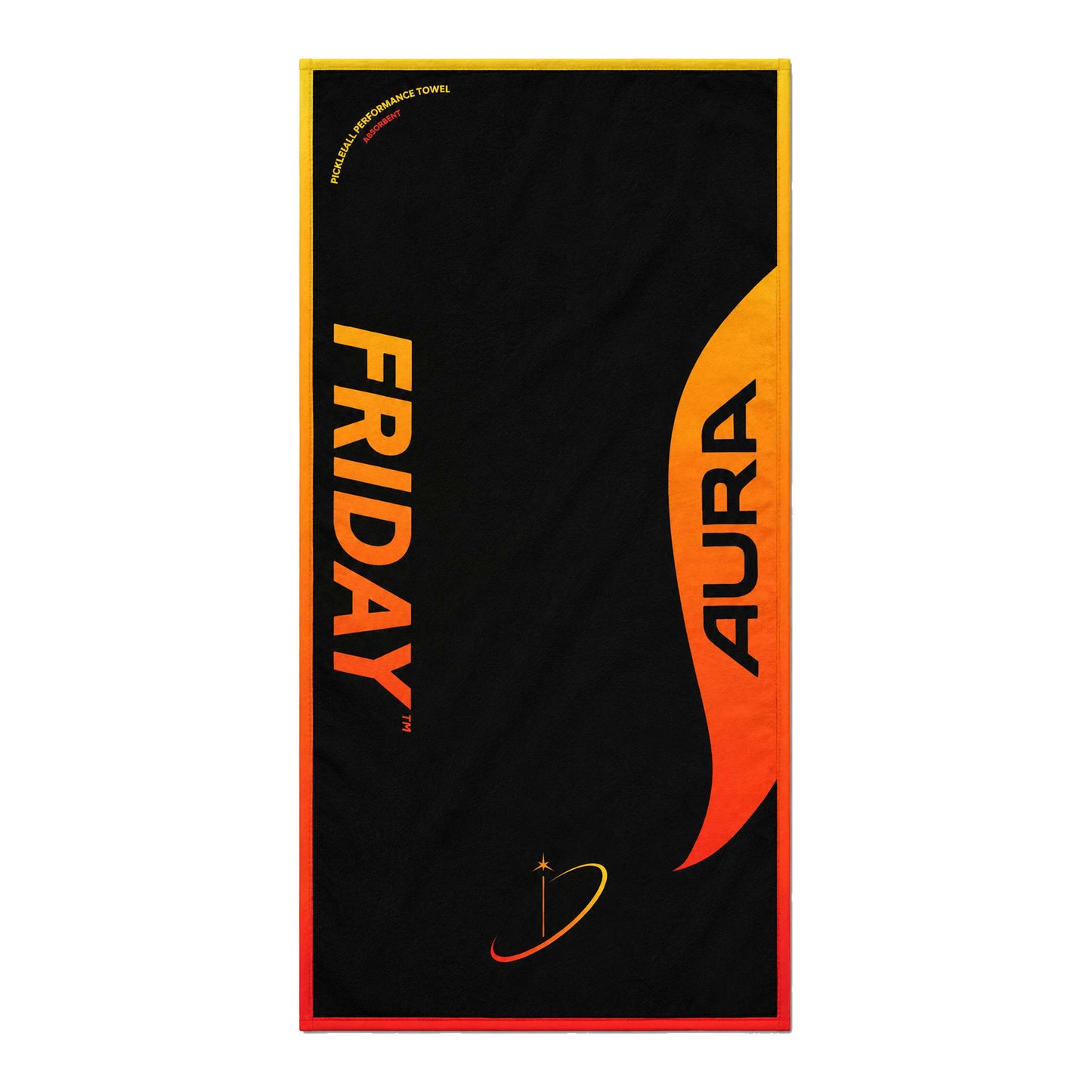 Friday Aura Red | Pickleball Graphic Towel | PT38