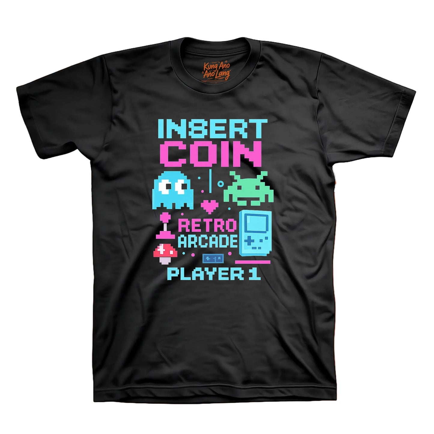 Insert Coin Retro Arcade | Gaming Collection  Graphic Shirt | GSC3