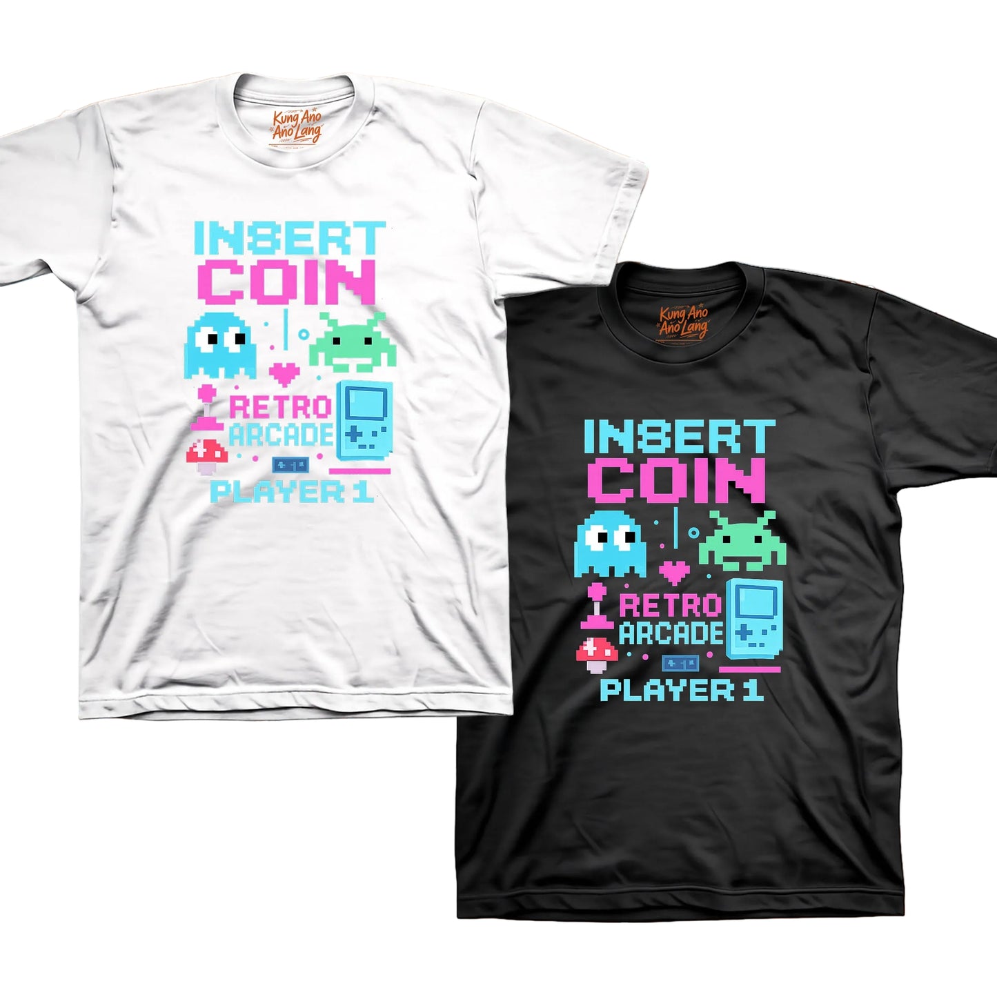 Insert Coin Retro Arcade | Gaming Collection  Graphic Shirt | GSC3