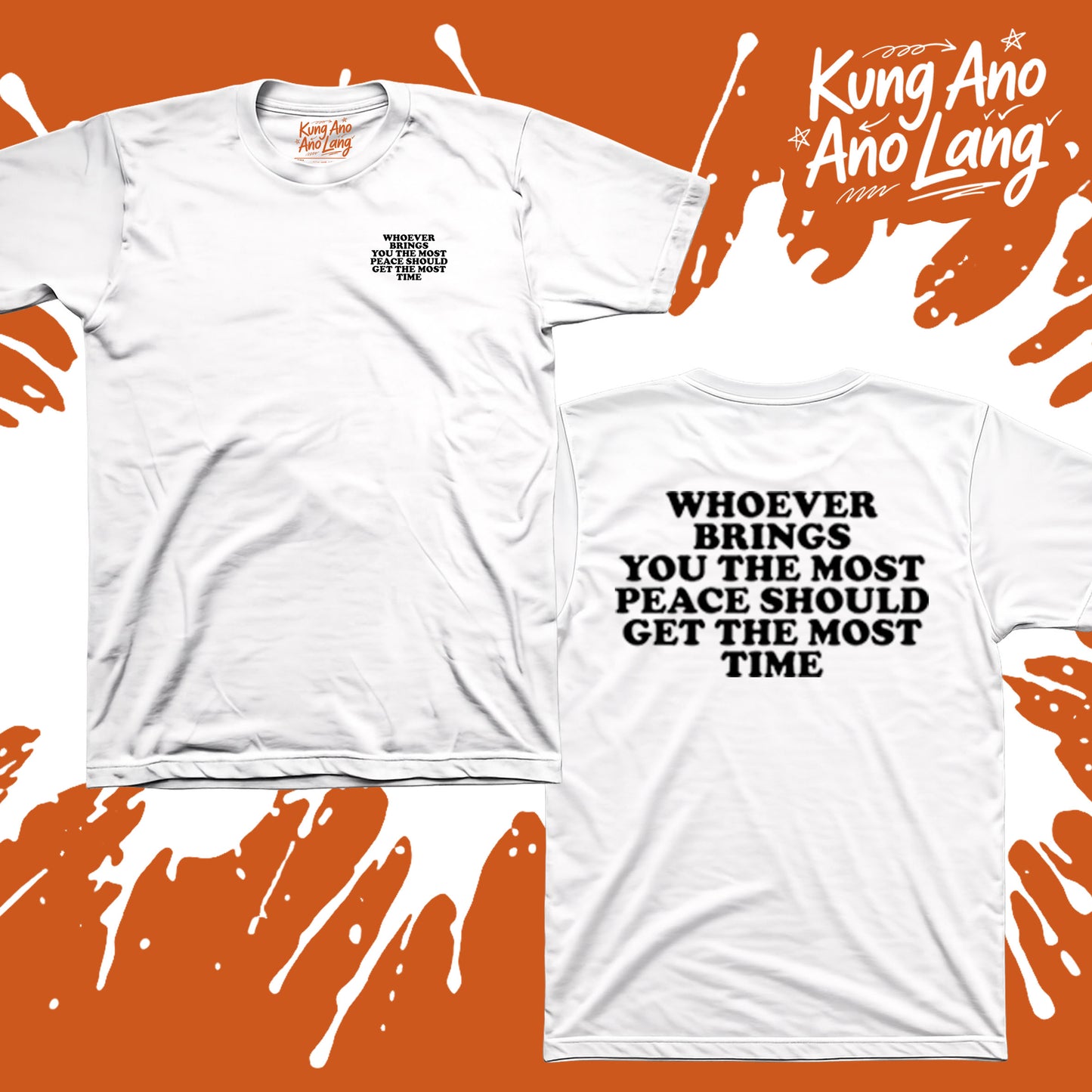 Whoever Brings the Most Peace  | Statement  Graphic Shirt | SBS1